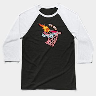 Madness victory - basketball Flaming Passion Baseball T-Shirt